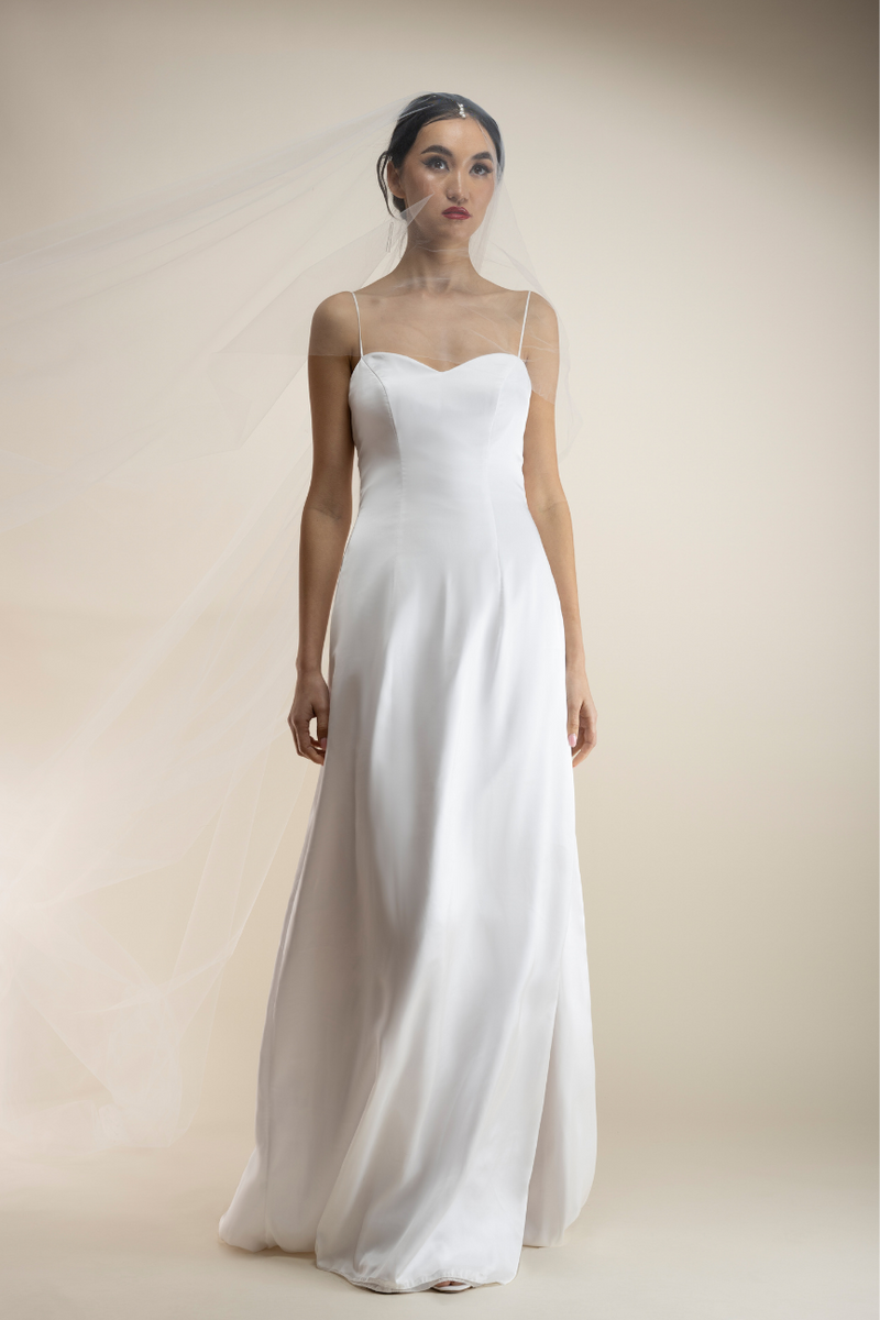 Silk Slip Wedding Dresses